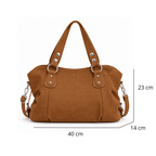 Sac à main de cours en daim - Alma