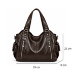 Sac à main de cours multipoches - Justine