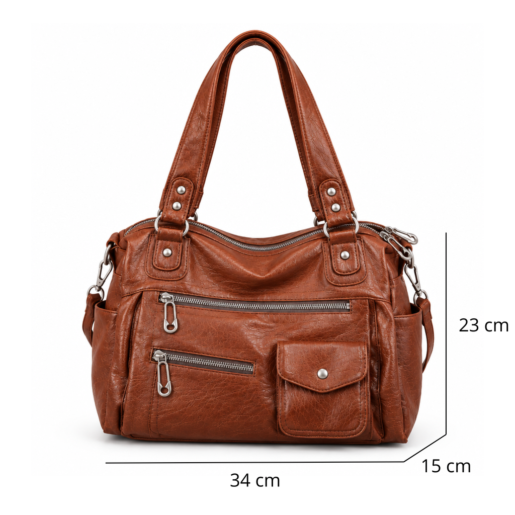 Sac a main cours multi-poches - Noémie