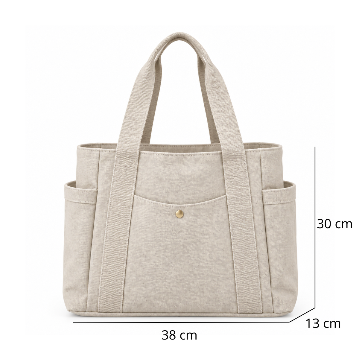 Sac à main de cours en toile - Tia