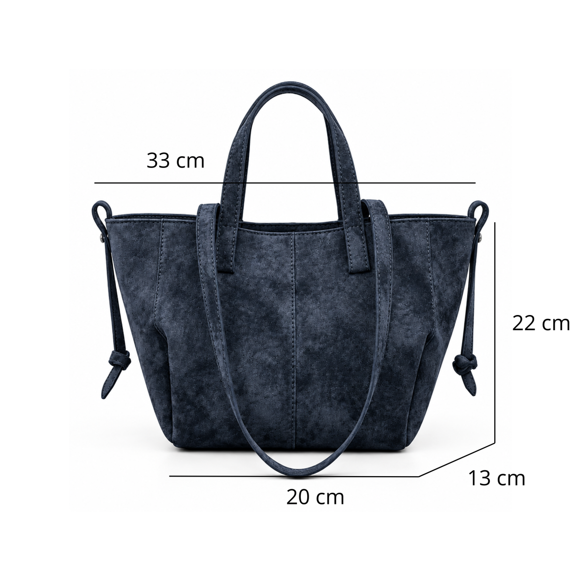 Grand sac à main cabas daim - Joy