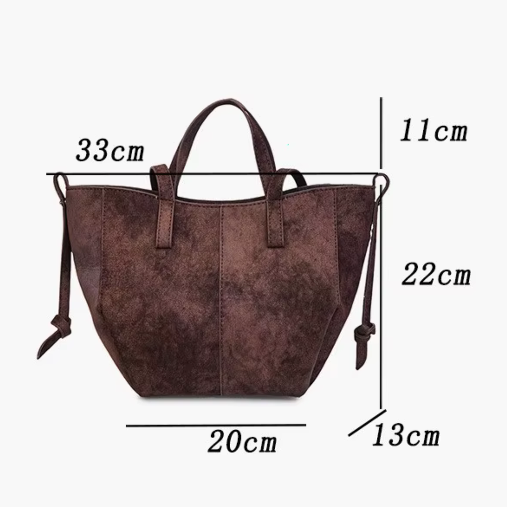 Sac à main cours daim souple grande capacité - Joy