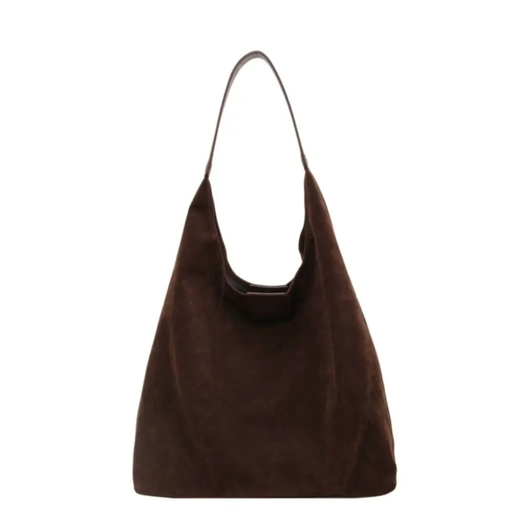 Sac à main en daim - Ambre