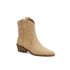 Santiags en daim à talon bout pointu – NOLISSA