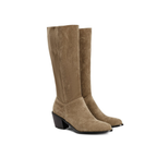 Santiags en daim à talon bout pointu – NÉVORA