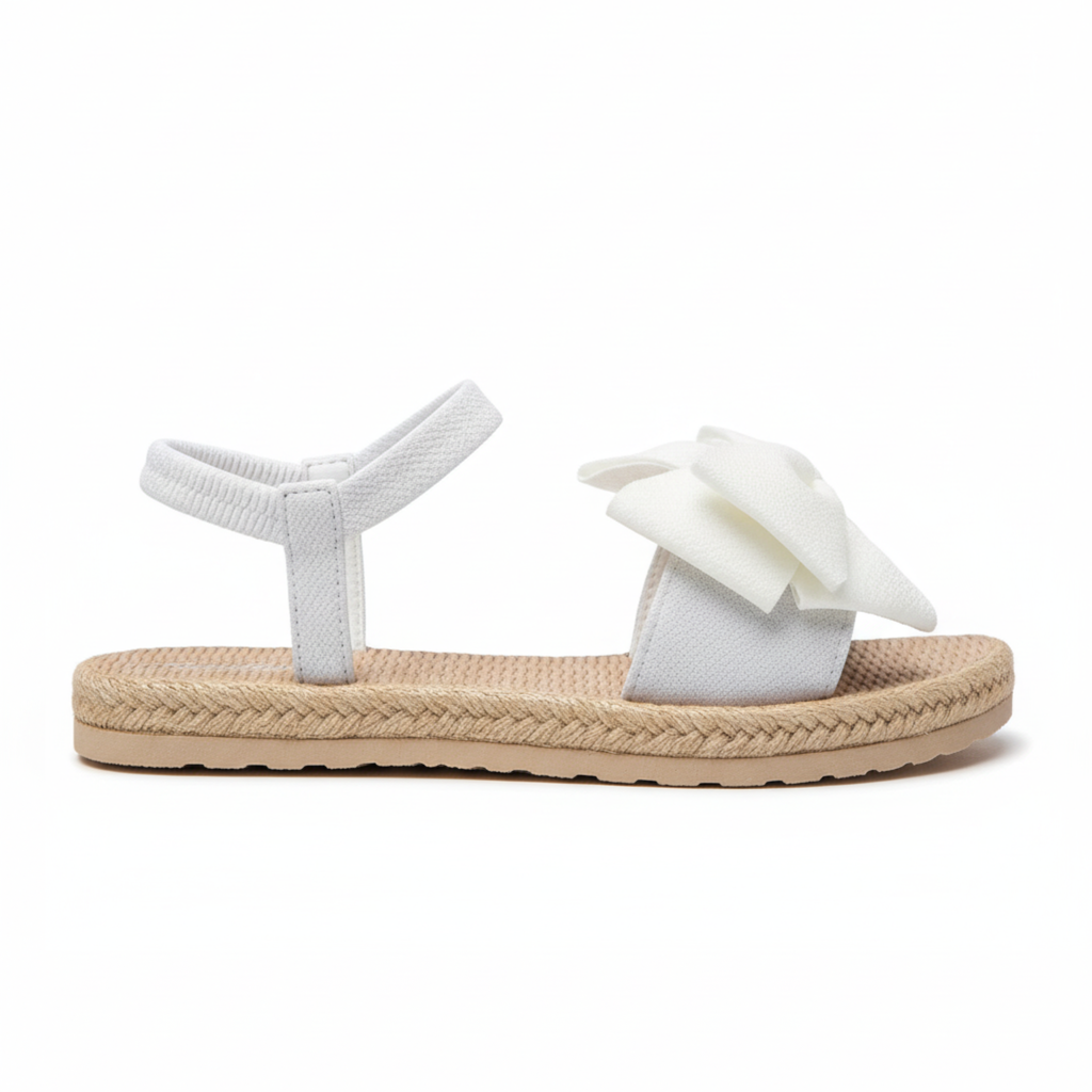 Sandales femme Plates Légères avec Nœud Papillon - FLEUR