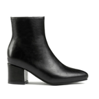 Bottines en similicuir à talon carré – ÉLYRA