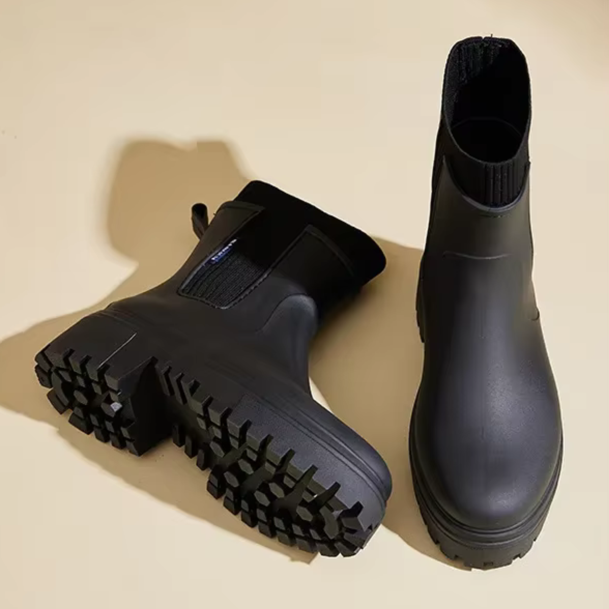 Bottines de pluie en matière imperméable – MAVÉRIA
