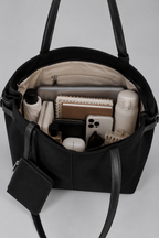 Sac à Main Femme Fourre-Tout + Pochette - Clémence
