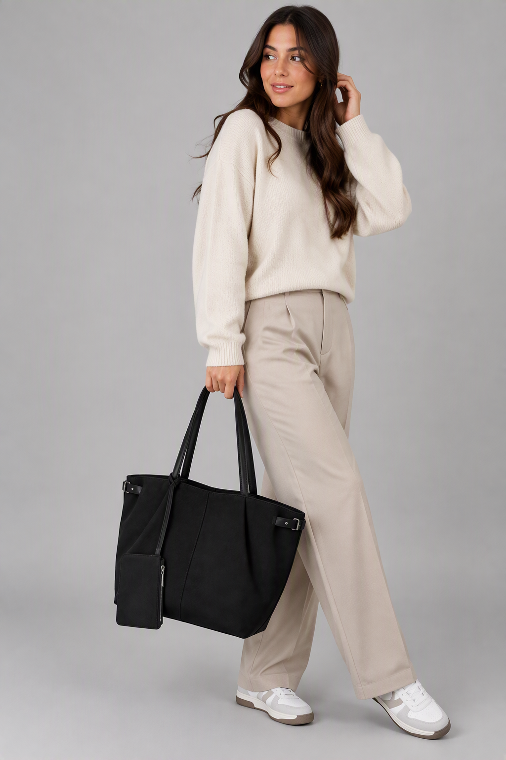 Sac à Main Femme Fourre-Tout + Pochette - Clémence