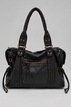 Sac à main de cours bandoulière en cuir - Alma