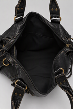 Sac à main de cours bandoulière en cuir - Alma