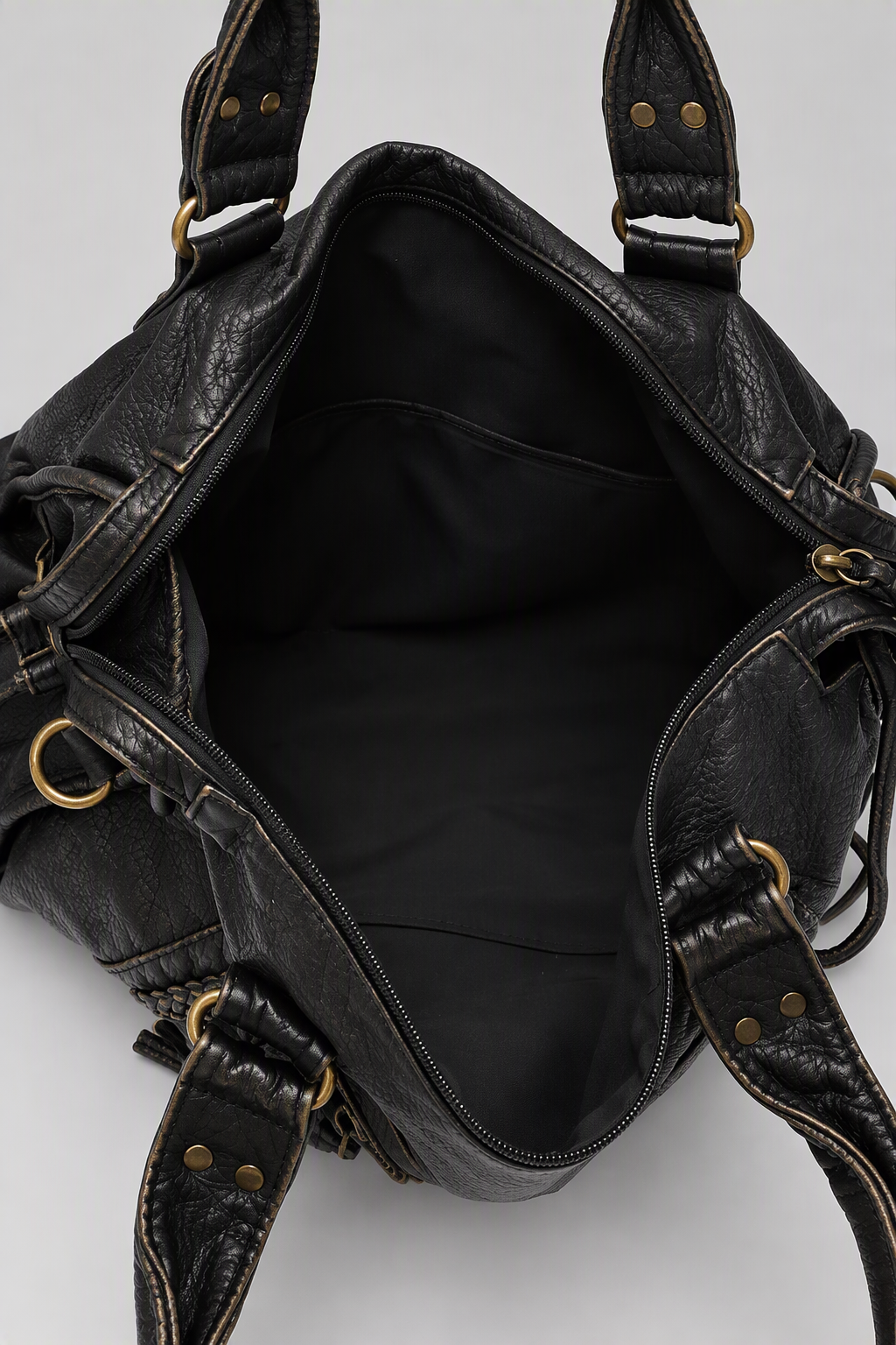 Sac à main de cours bandoulière en cuir - Alma