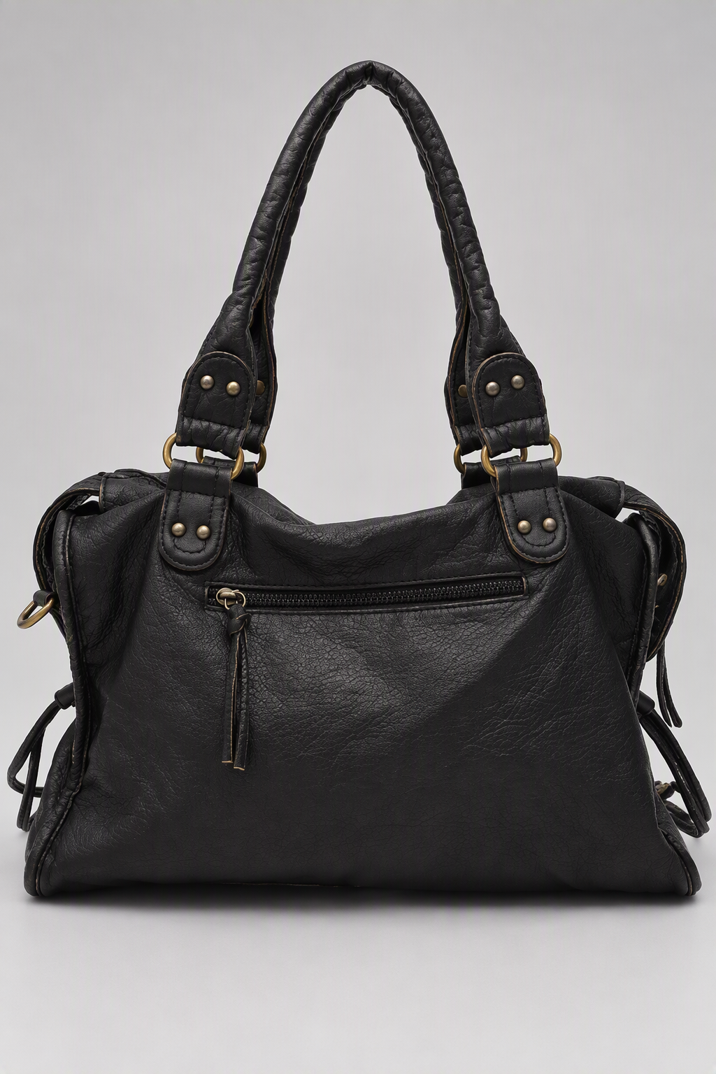 Sac à main de cours bandoulière en cuir - Alma