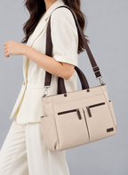 Sac à main bandoulière grand format ordinateur - Lana