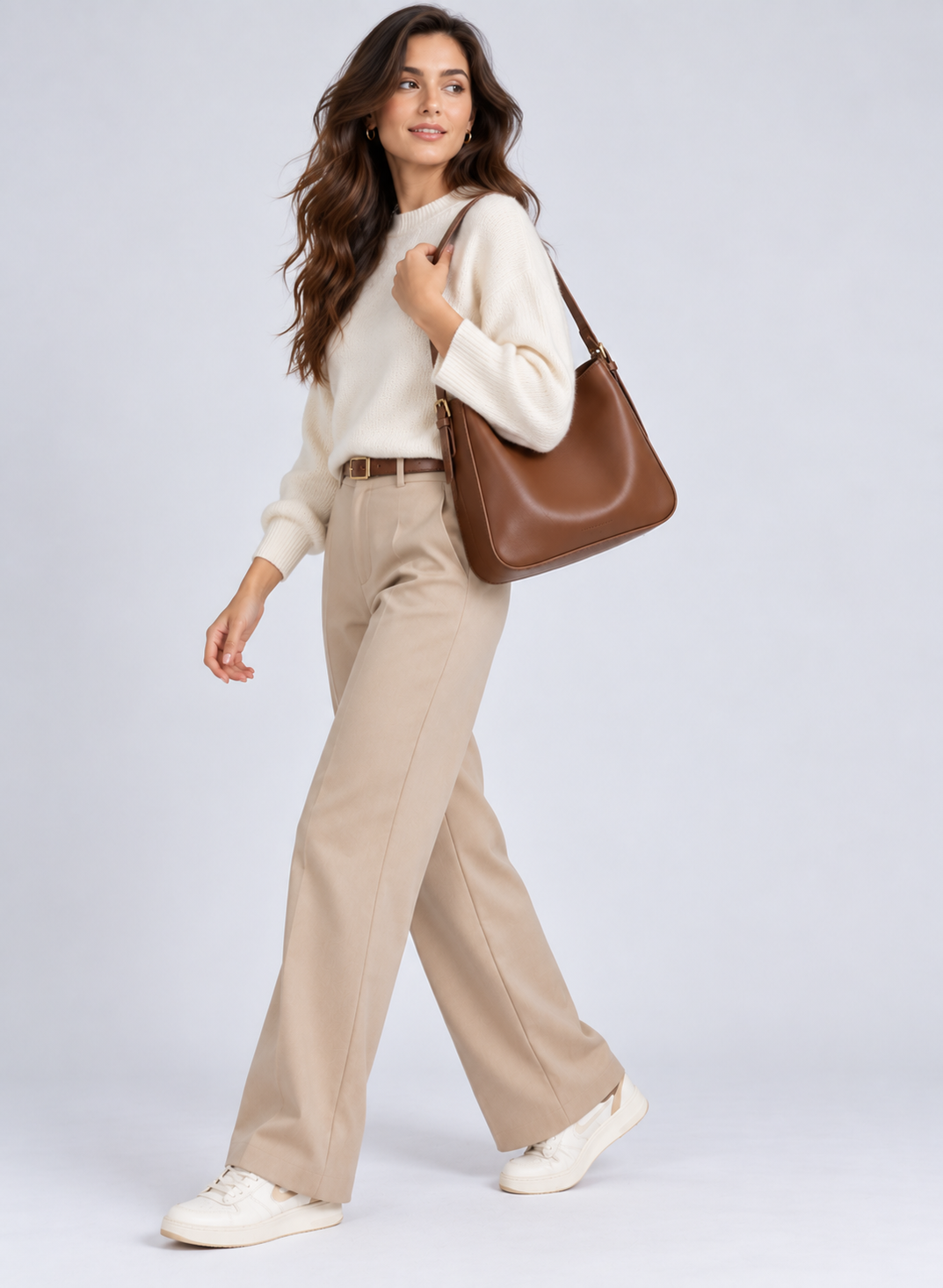 Sac bandoulière femme en cuir - Eva