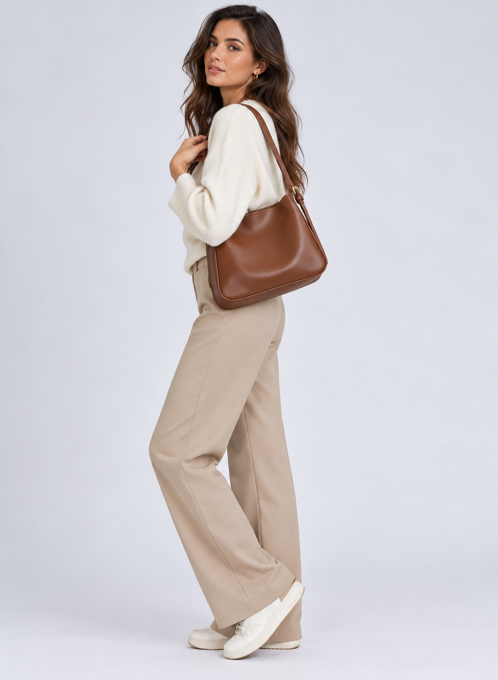 Sac bandoulière femme en cuir - Eva