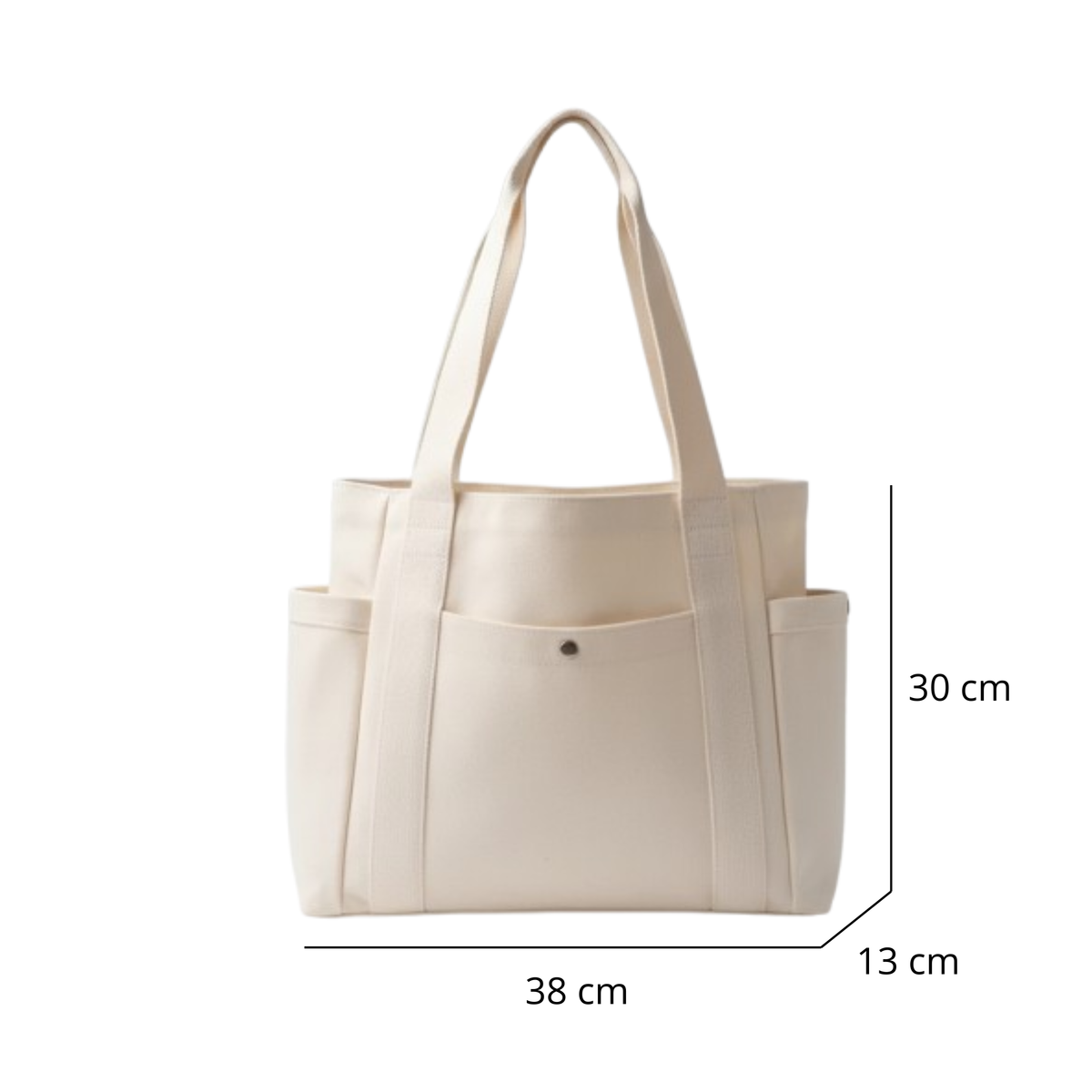 Sac à main de cours en toile - Tia