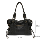 Sac à main de cours bandoulière en cuir - Alma