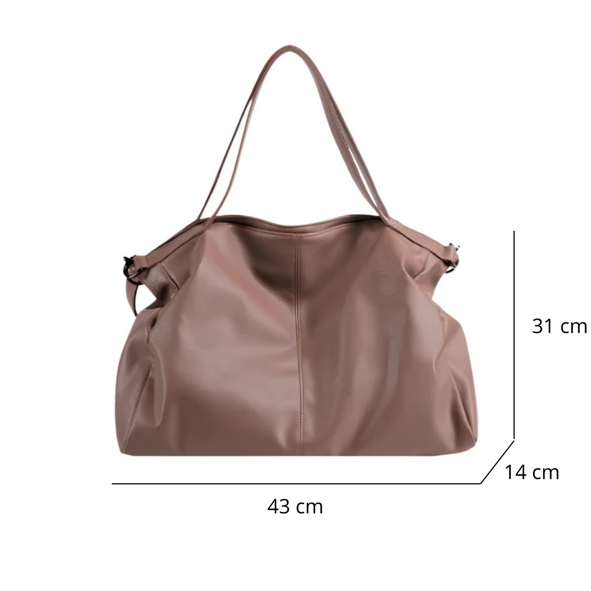 Grand sac à main avec bandoulière réglable - Elena