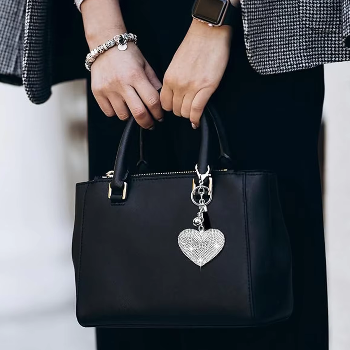 Porte-Clés Cœur en Strass — Le Détail Qui Brille