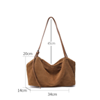 Sac à main daim femme grande capacité - Carmen