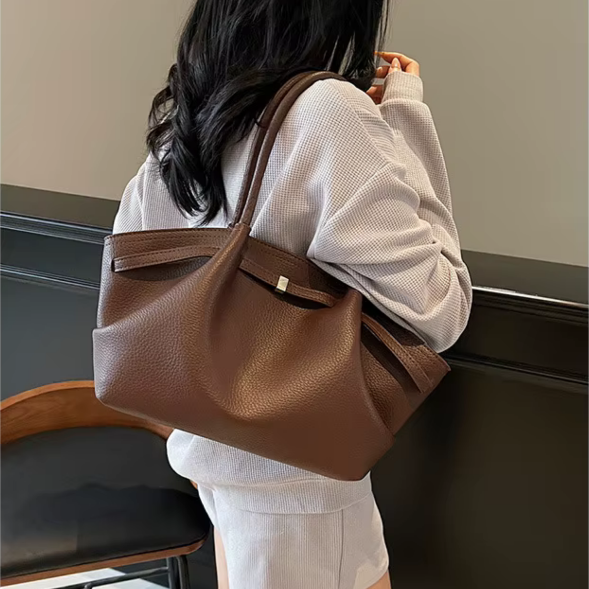 Sac à main cours grande capacité  - Lia