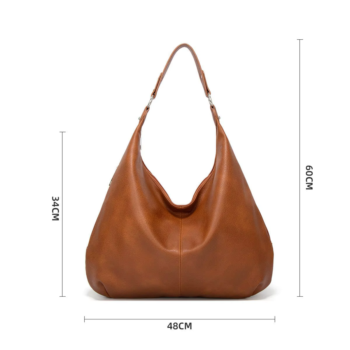 Sac hobo cuir - Pauline