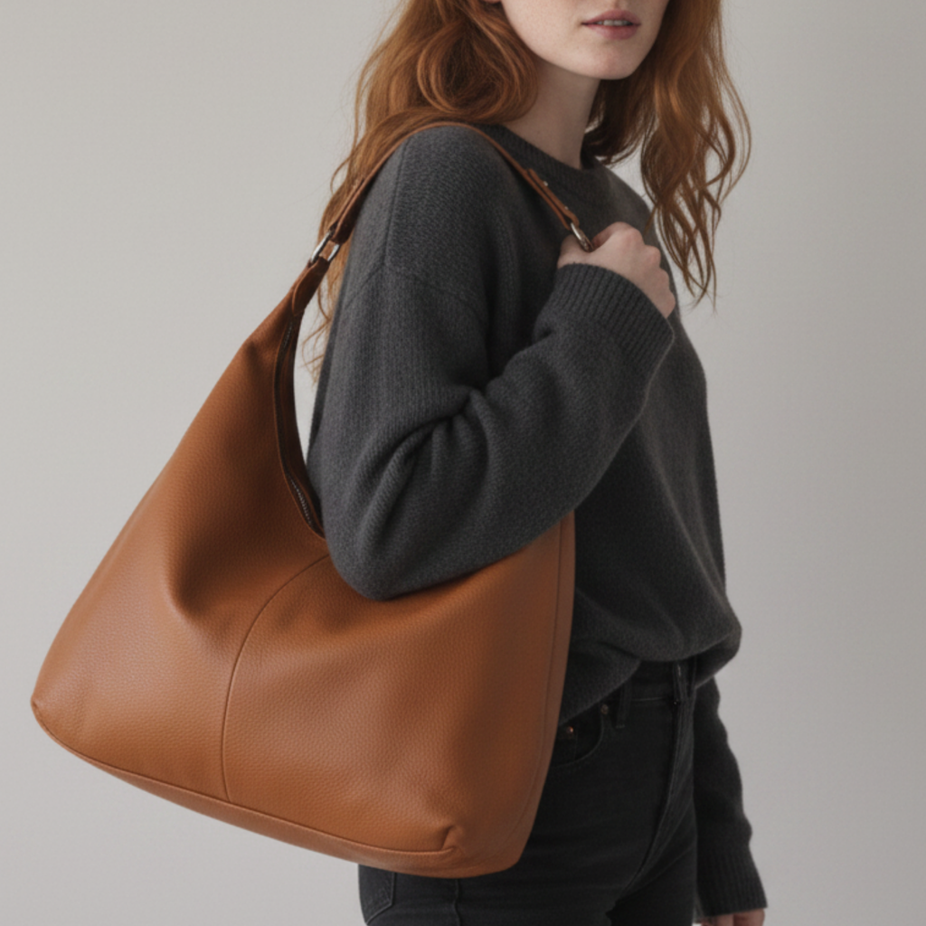 Sac hobo cuir - Pauline