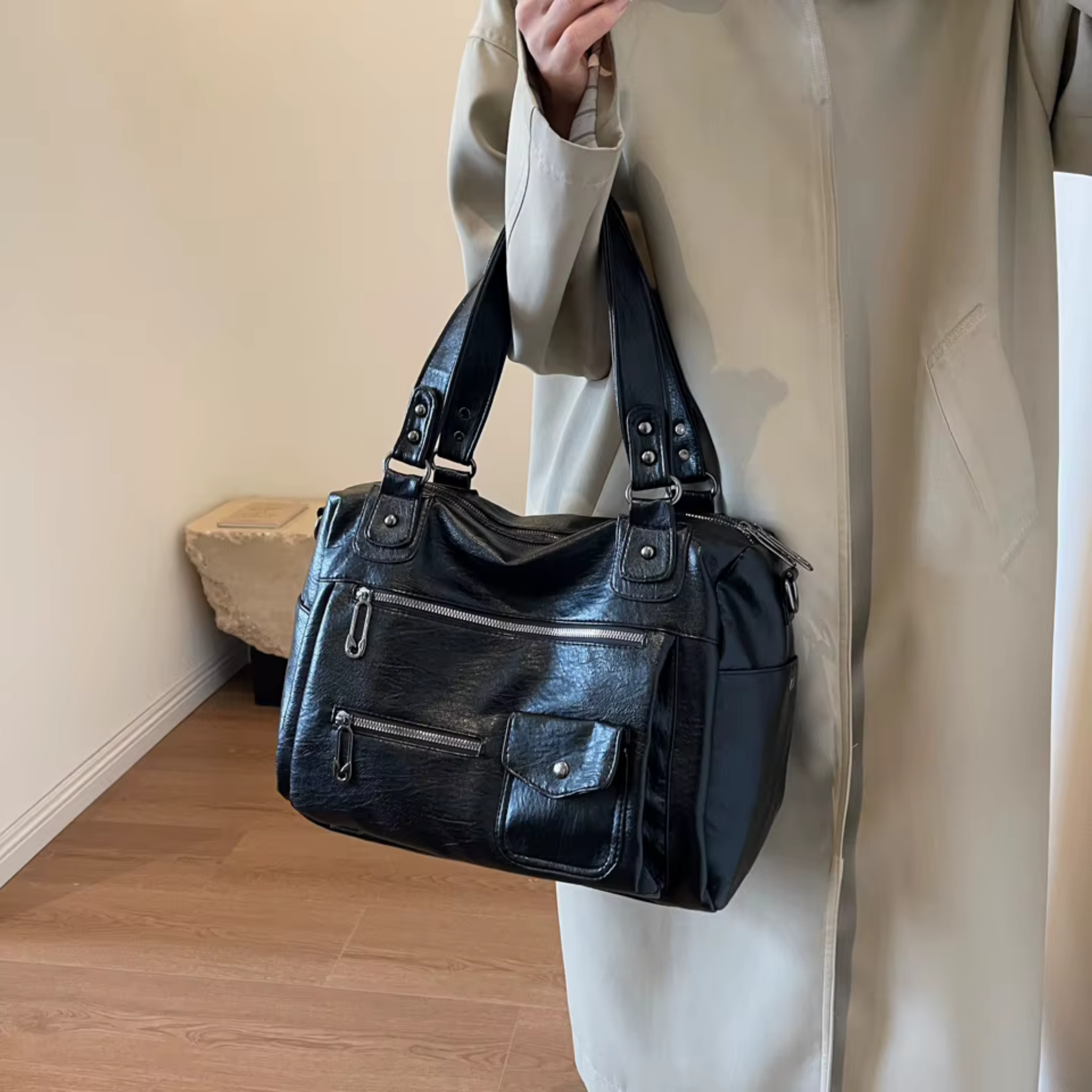 Sac a main cours multi-poches -Noémie