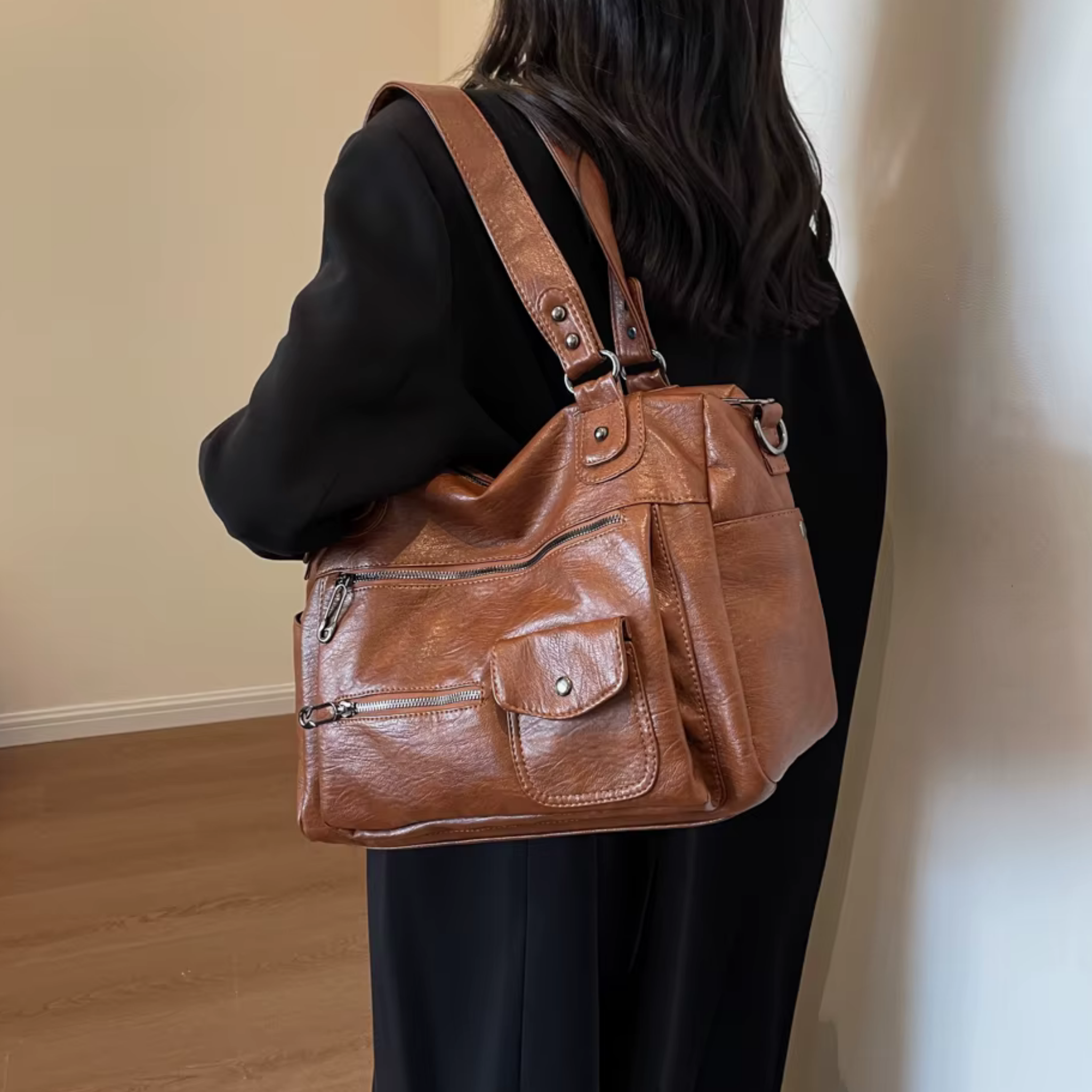 Sac a main cours multi-poches -Noémie
