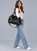 Grand sac à main avec bandoulière réglable - Elena
