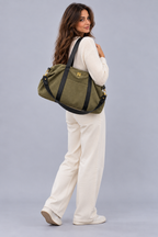 Sac à main bandoulière femme toile vintage grande capacité - Tina