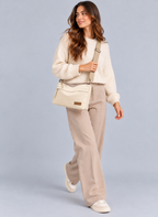Sac bandoulière femme en toile - Axel