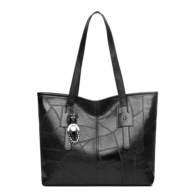 Sac cabas femme grande capacité - Céleste