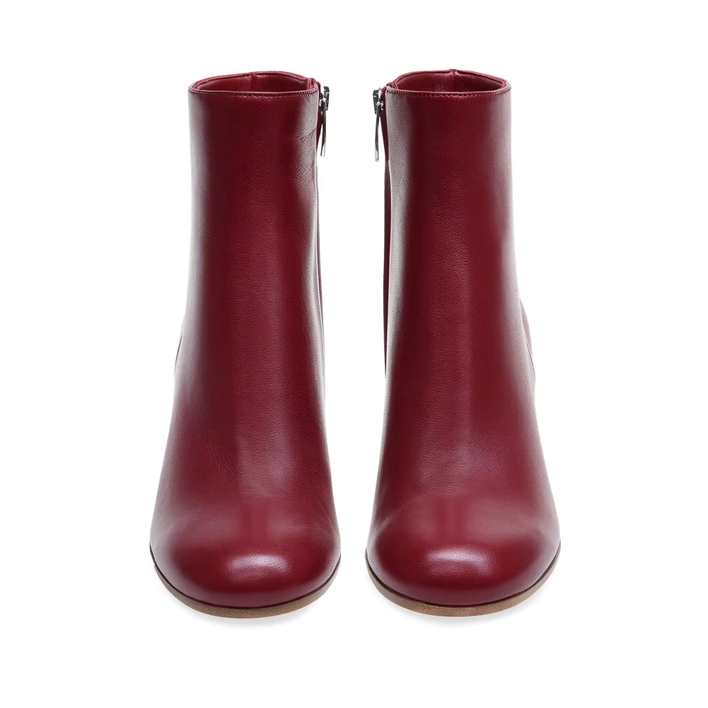 Bottines en cuir à talon bout pointu - MÉRINE