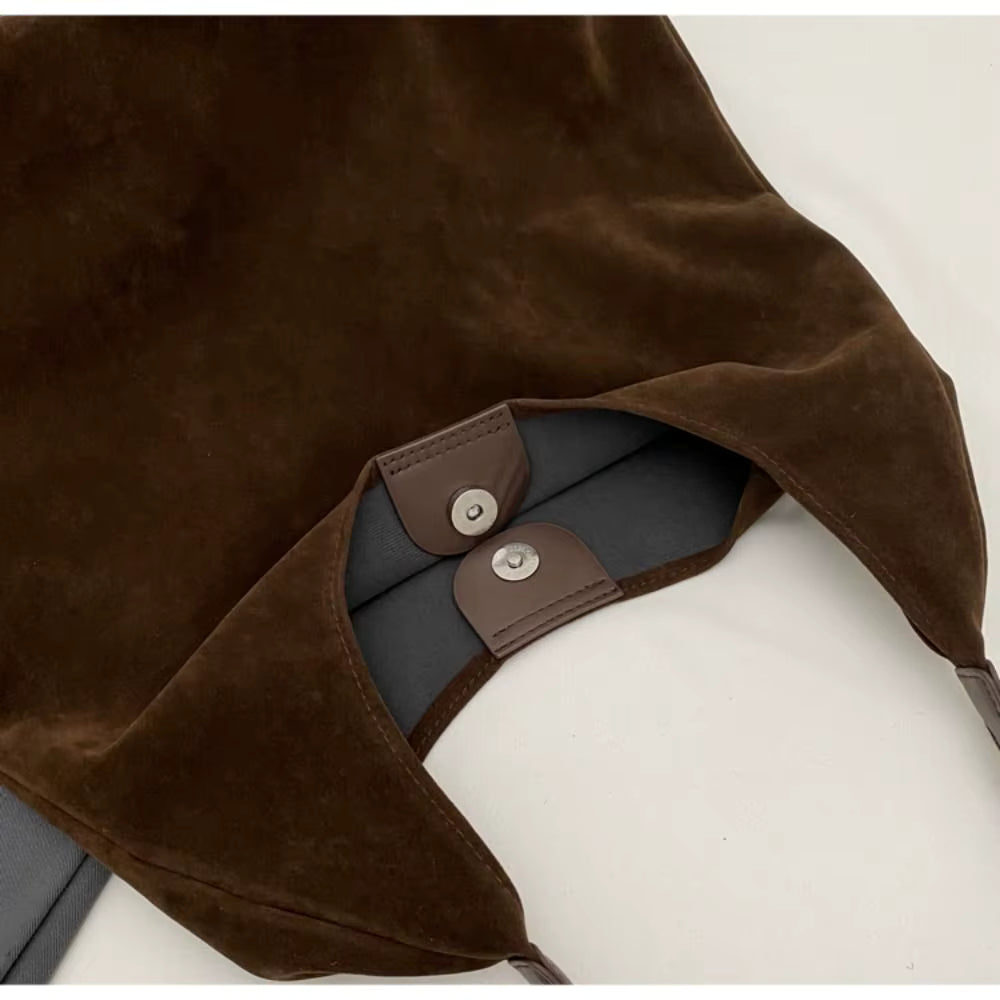 Sac à main en daim - Ambre