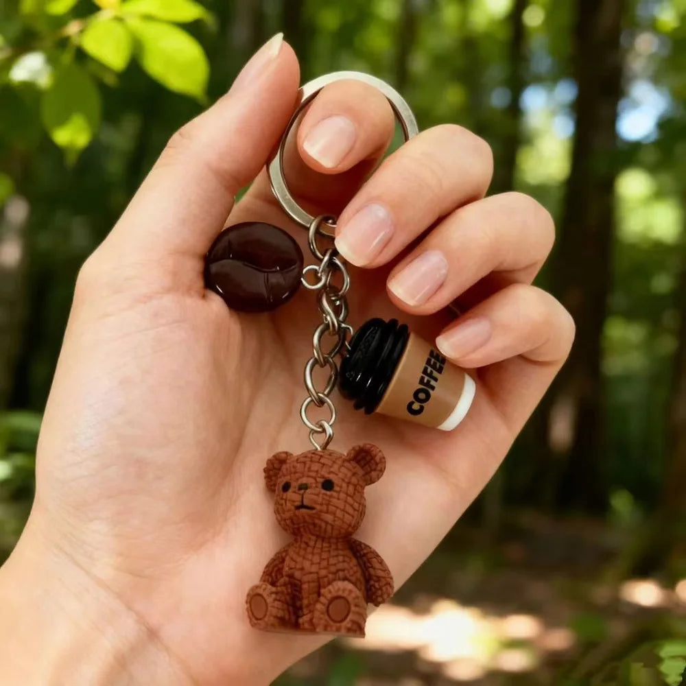 Porte-Clés Ours 3D - Nounours