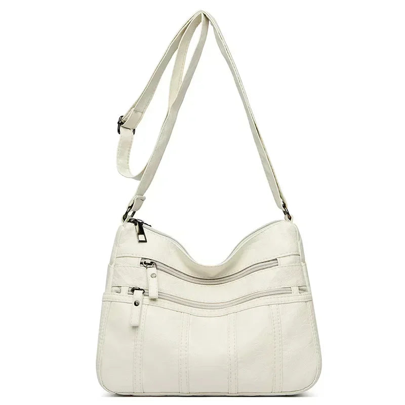 Sac bandoulière femme cuir souple - Selma