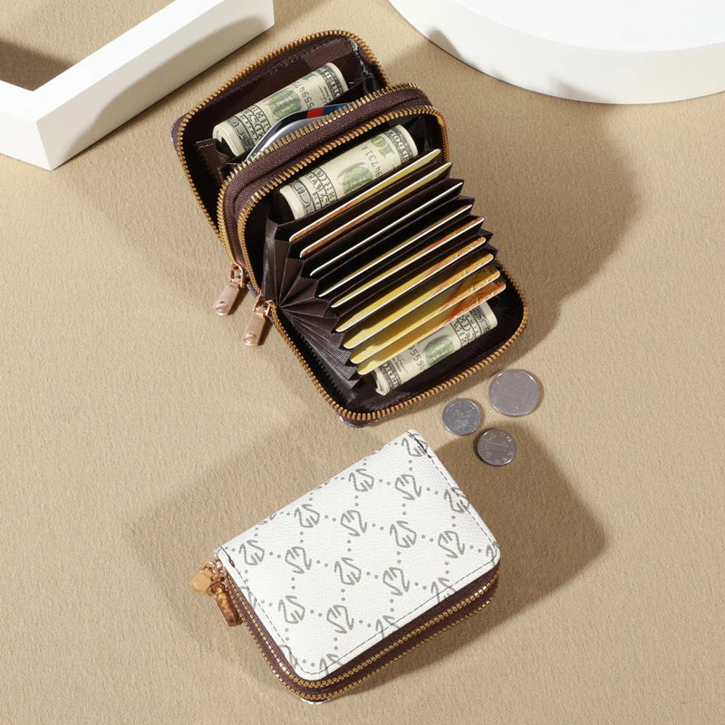 Porte-Cartes Vintage — Similicuir Multi-Fentes