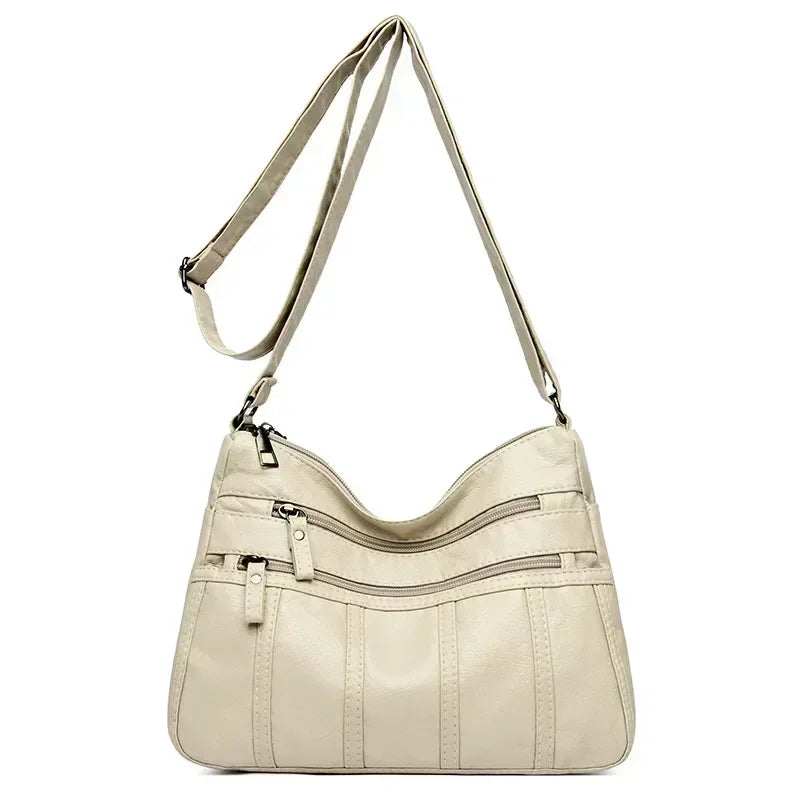 Sac bandoulière femme cuir souple - Selma