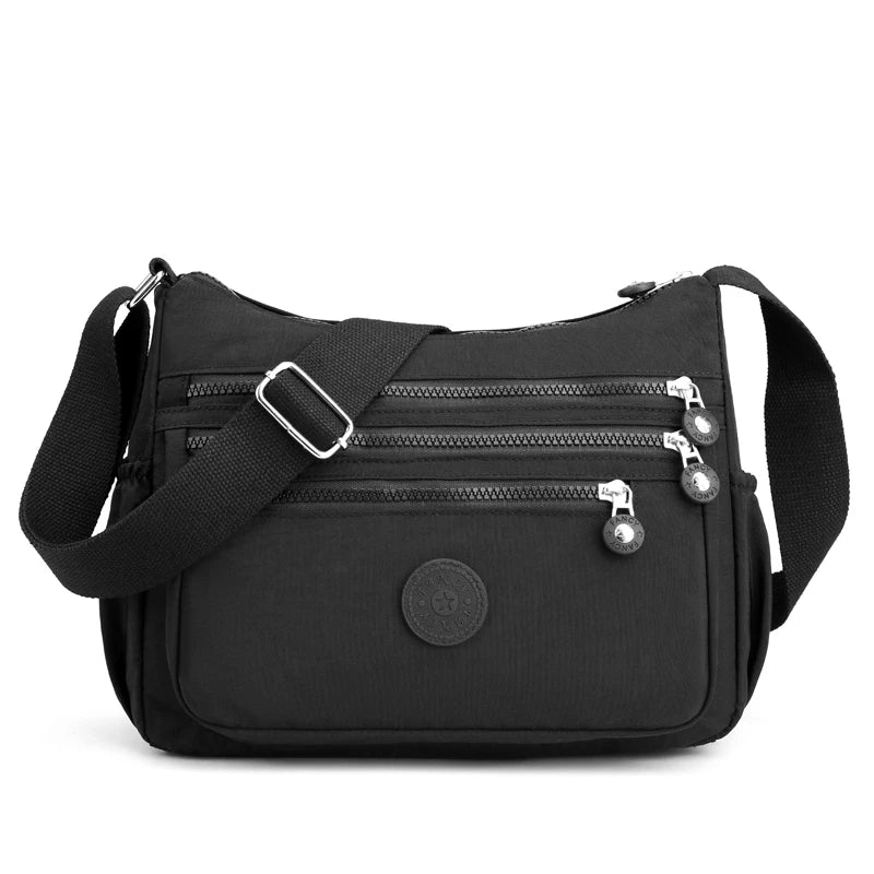 Sac bandoulière femme multi-poches Léger - Lara