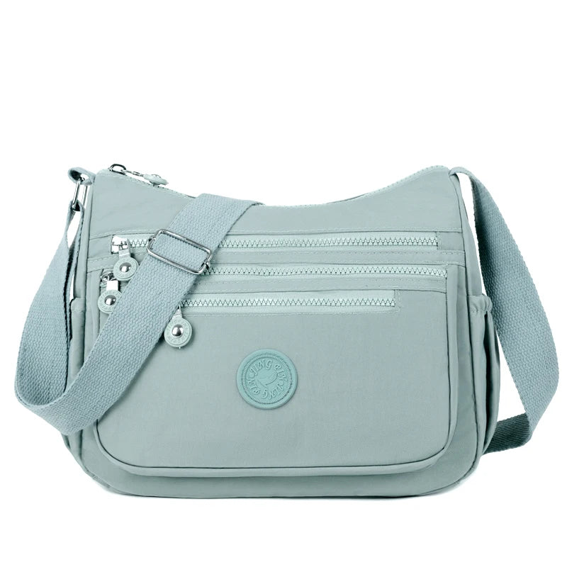 Sac bandoulière femme multi-poches Léger - Lara