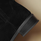 Santiags en daim à talon bout pointu – ÉLORIS