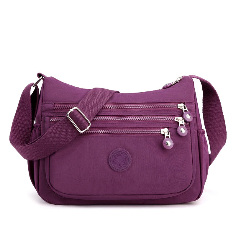 Sac bandoulière femme multi-poches Léger - Lara