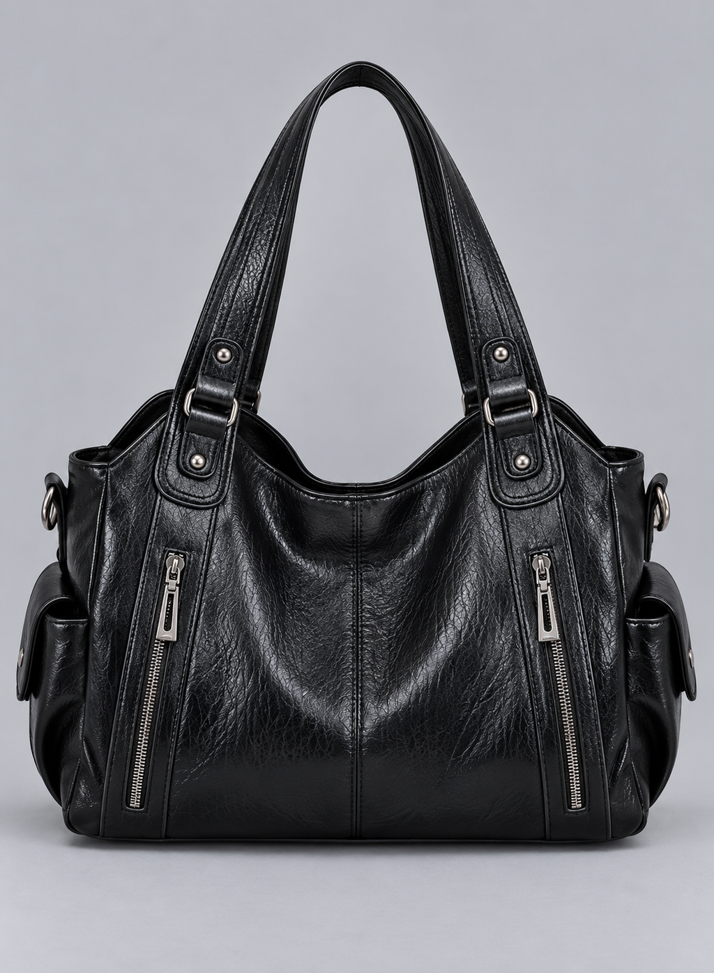 Sac à main de cours multipoches - Justine