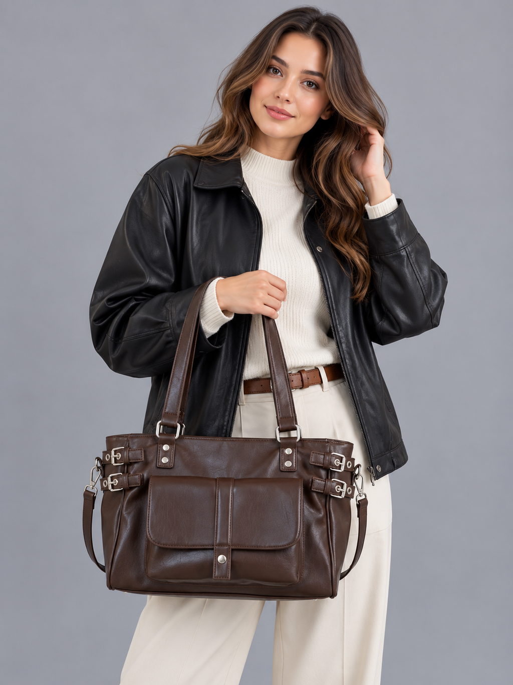Grand Sac à Main Femme pour les Cours - Elisa