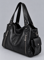 Sac à main de cours multipoches - Justine