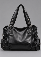 Sac à main de cours en cuir - Cléa