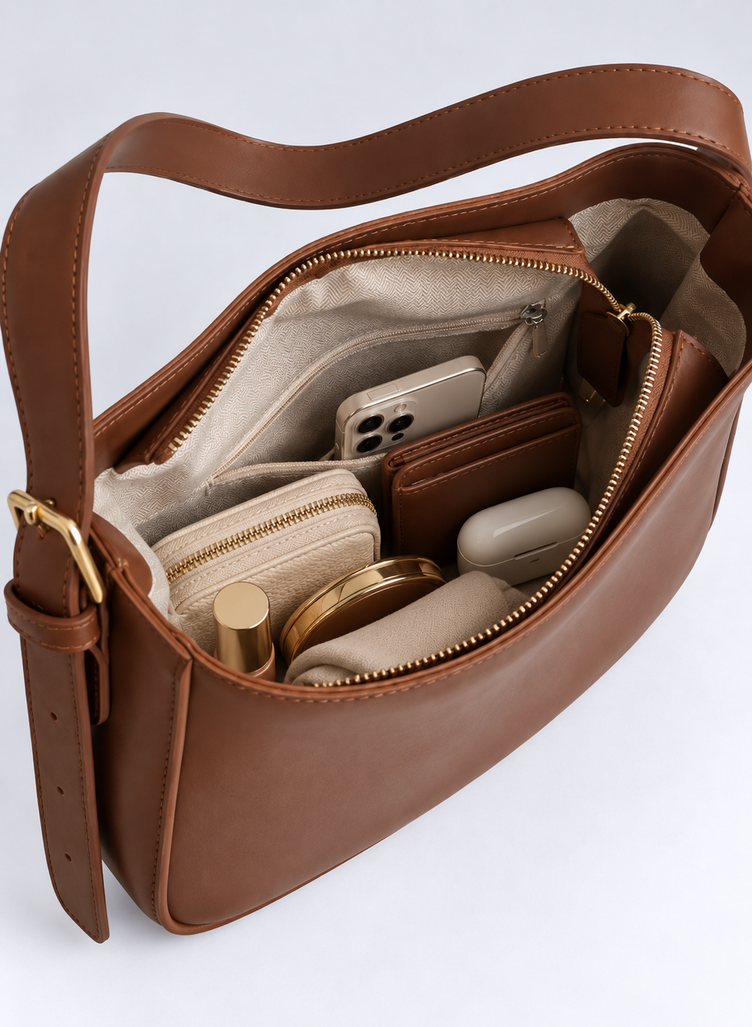 Sac bandoulière femme en cuir - Eva